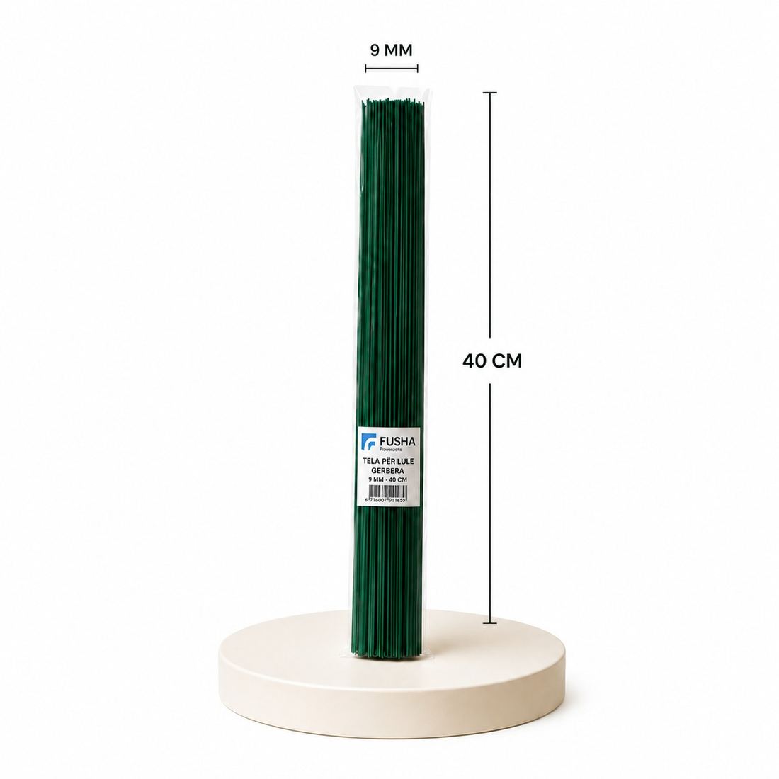 **Tel për Lule Gerbera – 9 mm × 40 cm**