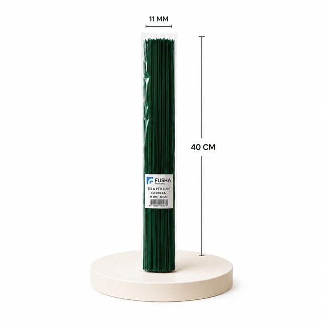 **Tel për Lule Gerbera – 11 mm × 40 cm**