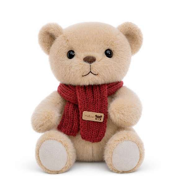 Arush Teddy me Shall të Kuq - 25cm