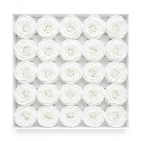 Set me 25 Koka Trëndafili Artificial me Aromë