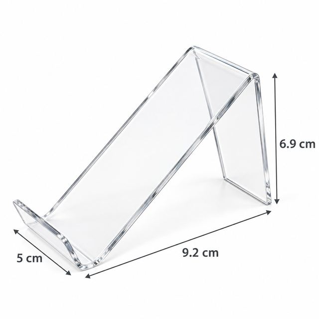 Mbajtëse Akrilike Transparente për Ekspozimin e Këpucëve – 9.2 × 5 × 6.9 cm