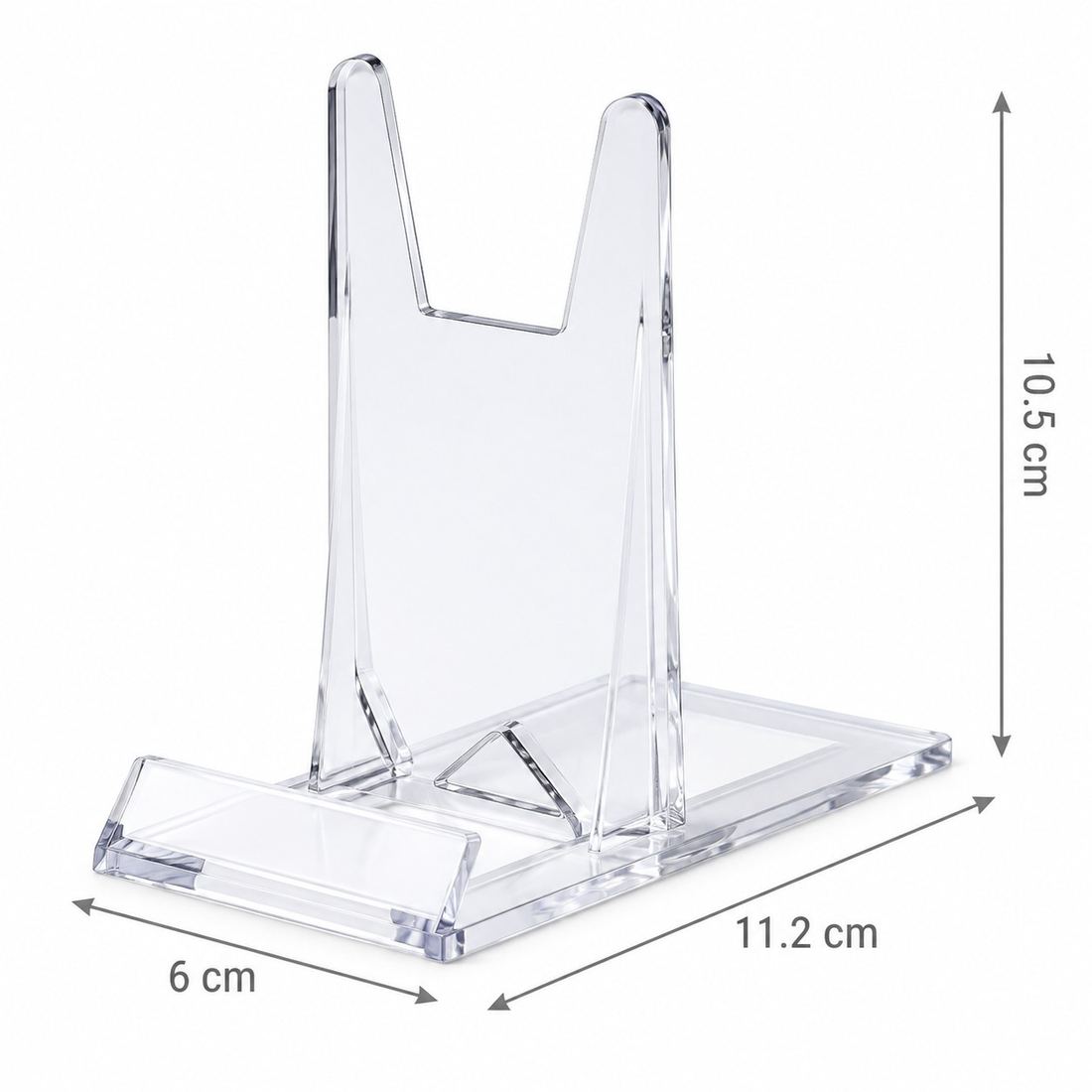 Mbajtëse Akrilike Transparente për Ekspozimin e Kuletave – 11.2 × 6 × 10.5 cm