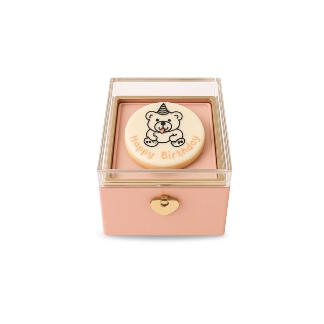Kuti Surprise me Kapak Transparent për Bizhuteri