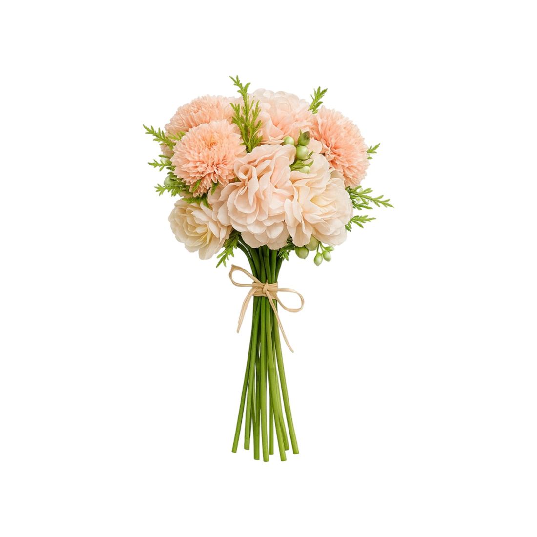 Lule Artificiale Buqetë Peony & Karafil