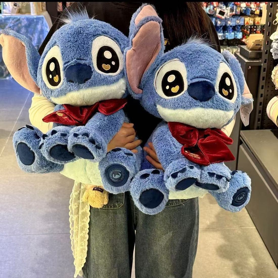 Stitch Pelushi me Fjongo të Kuqe - 3 Madhesi — foto 9