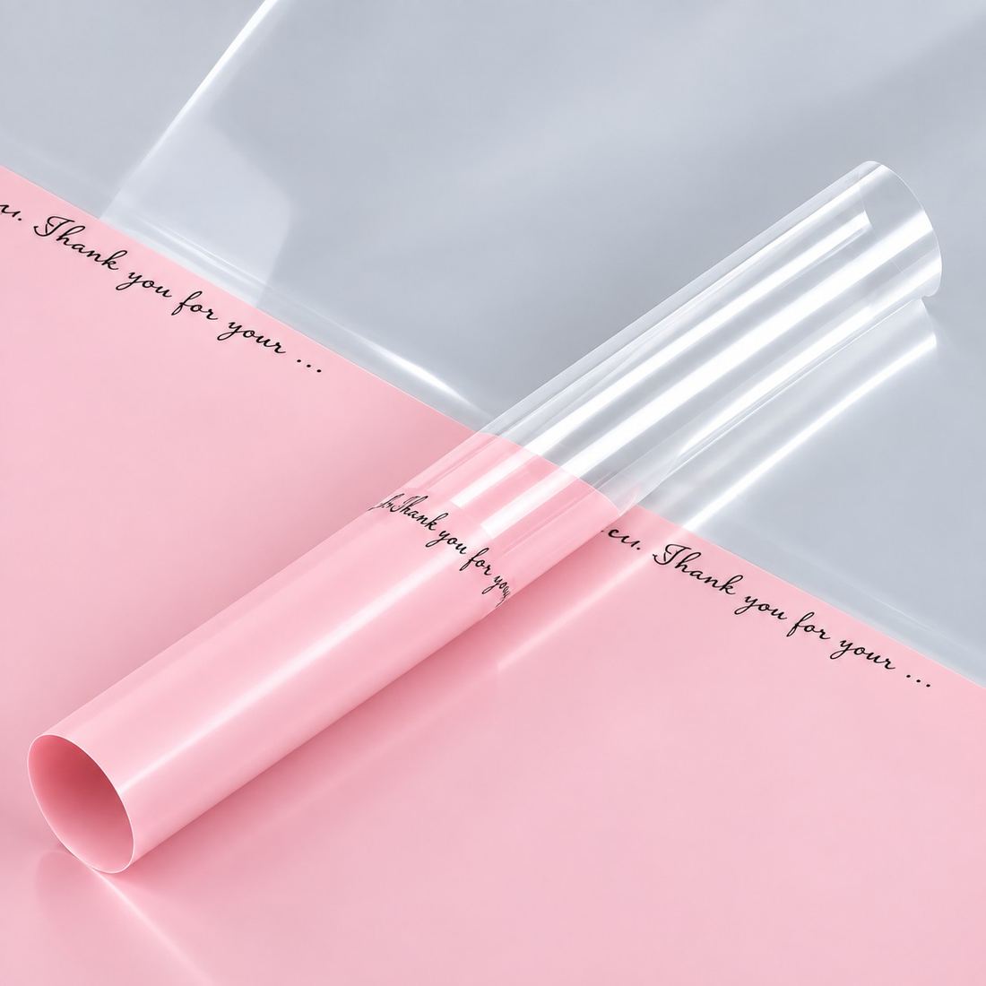 Fletë Dekoruese për Buqeta me Pjesë Transparente – 51 × 29 cm, Paketim 20 Copa — foto 2
