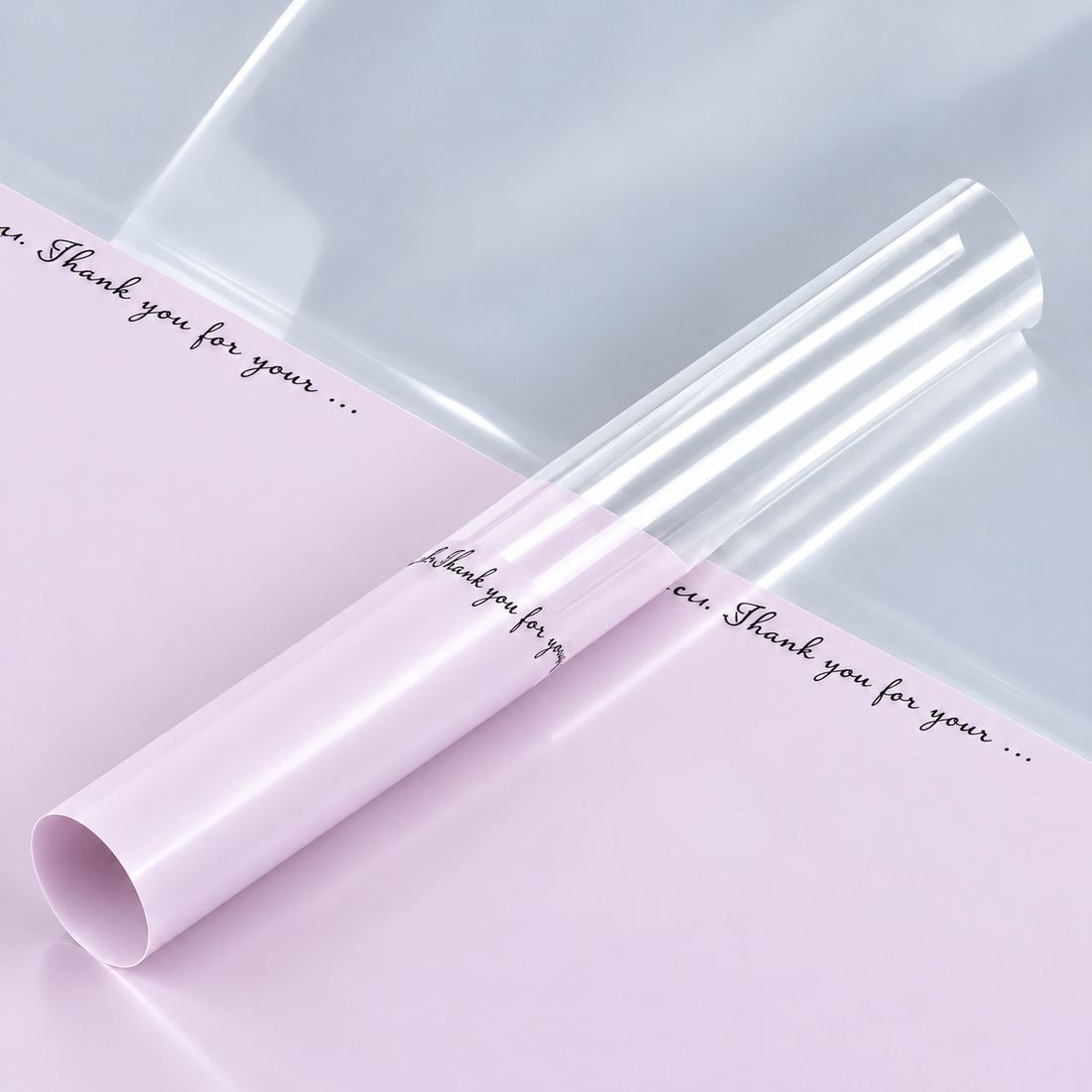 Fletë Dekoruese për Buqeta me Pjesë Transparente – 51 × 29 cm, Paketim 20 Copa — foto 3