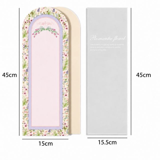 Mbështjellëse për Buqeta me Dizajn Floral 45×15 cm – 10 Copë